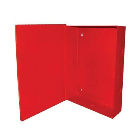 BW-104R Mier NEMA Type 1 Indoor 9" W x 12" H x 4.5" D Metal Electrical Enclosure - Red