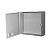 BW-106GUL Mier UL Listed NEMA Type 1 Indoor 12" W x 12" H x 4" D Metal Electrical Enclosure - Gray