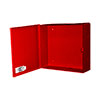 BW-106RUL Mier UL Listed NEMA Type 1 Indoor 12" W x 12" H x 4" D Metal Electrical Enclosure - Red