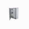 BW-136ACESS Mier NEMA Type 4X Outdoor 24" W x 36" H x 12" D Stainless Steel Electrical Enclosure - Gray w/ Internal Removable 22" W x 34" H Back Panel