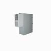BW-136ACHTSS Mier NEMA Type 4X Outdoor 24" W x 36" H x 12" D Stainless Steel Electrical Enclosure - Gray w/ Internal Removable 22" W x 34" H Back Panel