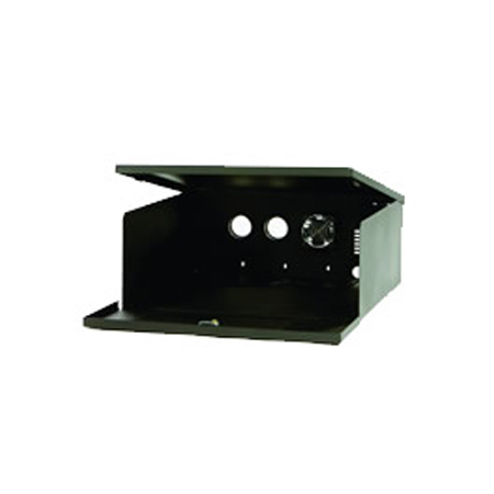 BW-224-12V Mier NEMA Type 1 Indoor 20" W x 8" H x 24" D DVR LockBox with 12V Fan - Black