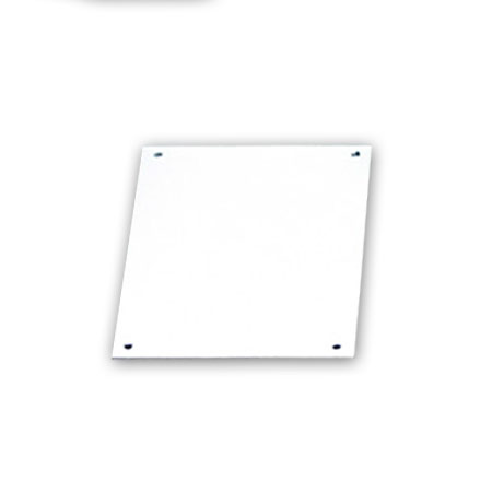 BW-99POUL Mier 9" W x 13" H White Back Panel for UL Listed BW-99 and BW-100 Electrical Enclosures