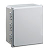 BW-L1086 Mier UL Listed NEMA Rated Outdoor 10" H x 8" W x 6" D Polycarbonate Electrical Enclosure - Gray - Solid Door