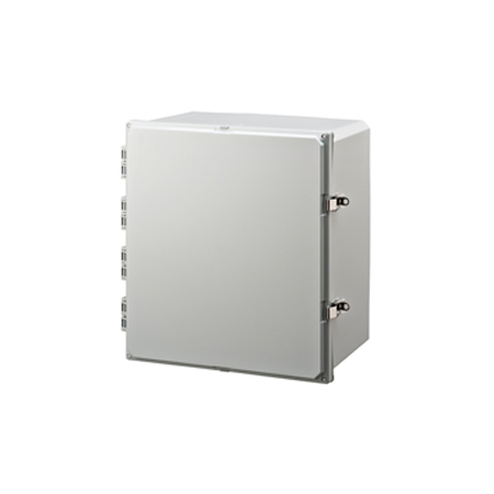 BW-SL181610 Mier UL Listed NEMA Rated Outdoor 18" H x 16" W x 10" D Polycarbonate Electrical Enclosure - Gray - Solid Door
