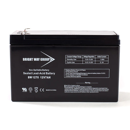 BW1270/F1 BWG Rechargeable SLA Battery 12Volts/7Ah - F1 Terminals