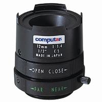H1214FICS Computar 1/2" CS-Mount 12mm F/1.4 Monofocal Manual Iris Lens