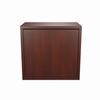 C3C1D1MSTNAZP001 Middle Atlantic Pre-Configured C3 1 Bay 25" W x 32" H x 10" D Credenza with Solid Doors - Thermolaminate Surface Material - Napa