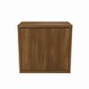 C3C1D1MSTSAZP001 Middle Atlantic Pre-Configured C3 1 Bay 25" W x 32" H x 10" D Credenza with Solid Doors - Thermolaminate Surface Material - Sienna