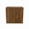 C3C1D2MSTSAZP001 Middle Atlantic Pre-Configured C3 1 Bay 25" W x 32" H x 10" D Credenza with Solid Doors - Thermolaminate Surface Material - Sienna