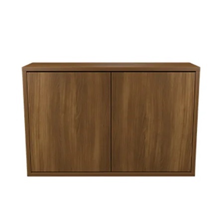 C3C2D1MSTSAZP001 Middle Atlantic Pre-Configured C3 2 Bay 49" W x 32" H x 10" D Credenza with Solid Doors - Thermolaminate Surface Material - Sienna