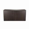 C3C2D2MSTCNZP001 Middle Atlantic Pre-Configured C3 2 Bay 49" W x 32" H x 10" D Credenza with Solid Doors - Thermolaminate Surface Material - Cafe Noir