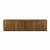 C3C4D2MSTSAZP001 Middle Atlantic Pre-Configured C3 4 Bay 96" W x 32" H x 10" D Credenza with Solid Doors - Thermolaminate Surface Material - Sienna