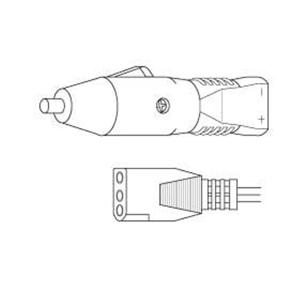 CBH316P Vanco Cable Power 16 Gauge Cigarette Plug / CB 3 Pin 2 Amp F
