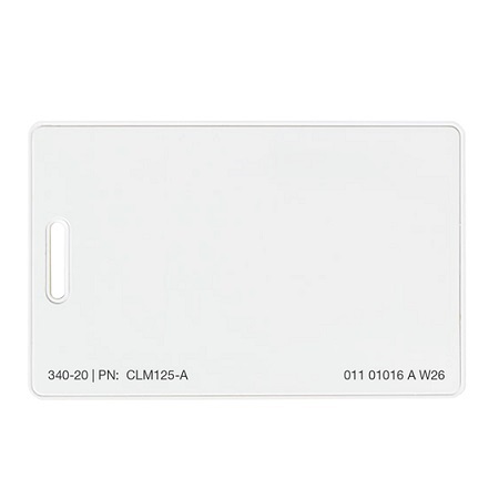 CLM125-AC Linear 125 kHz Custom Format Imageable Clamshell Card - AWID Compatible - 25 Pack