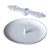 CP3540-50 Arlington Industries Ceiling Plate Combination Box Covers - Pack of 50
