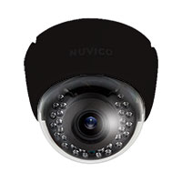 CT-2M-D21-B Nuvico 2.8-12mm Varifocal 1080p Indoor IR Day/Night Dome HD-TVI/Analog Security Camera 12VDC/24VAC - Black