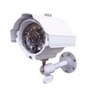 Show product details for CVC627W Speco Technologies Color Day/Night Waterproof Bullet Camera w/ IR LEDs 4' Cable White Housing