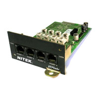 CXM22 Nitek 4 Channel Crossover RS422 Distribution & 24VAC Power Insertion Module