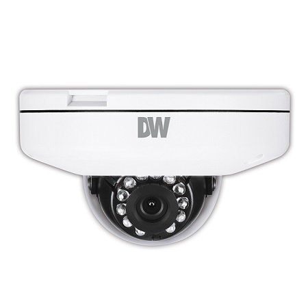 DWC-MPF2Wi28TW Digital Watchdog 2.8mm 30FPS @ 1080p Outdoor IR Day/Night WDR Dome IP Security Camera 12VDC/POE