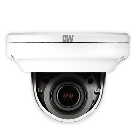 DWC-MPVC8WiATW Digital Watchdog 2.7~13.5mm Motorized 30FPS @ 8MP Indoor/Outdoor IR Day/Night WDR Dome IP Security Camera 12VDC/POE