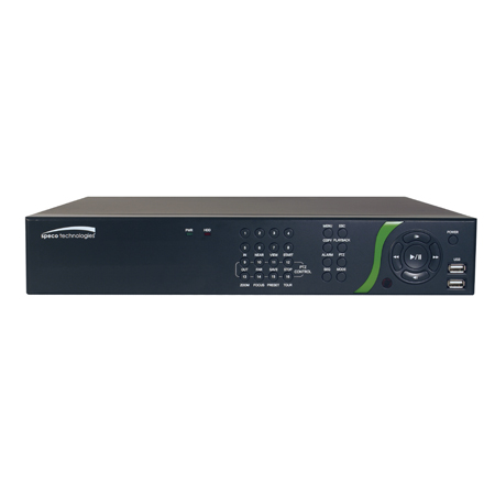 D16DS2TB Speco Technologies 16 Channel DS DVR, 480fps, 960H with 2TB HDD