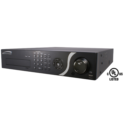 D24PS1TB Speco Technologies 8 Channel Analog & 16 Channel IP Hybrid Embedded DVR, 1TB HDD