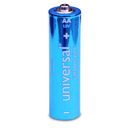 D5322 UPG Universal AA Carbon Zinc 1.5V Bulk Cylindrical Battery
