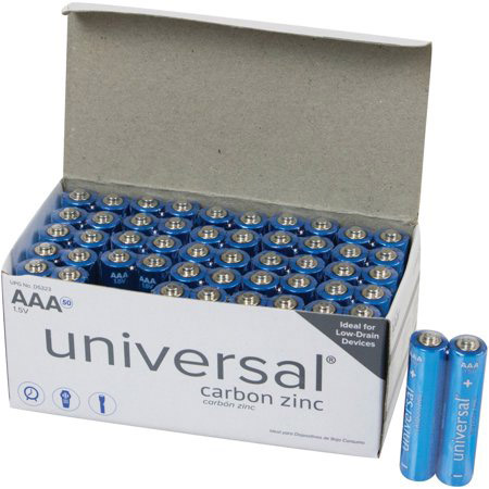 D5323 UPG Universal AAA Carbon Zinc 1.5V Bulk Cylindrical Battery