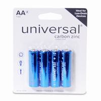 D5330 UPG Universal AA Carbon Zinc 1.5V 4PC Carded Cylindrical Battery
