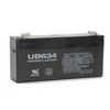 D5732 UPG UB634 Sealed Lead Acid Battery 6 Volts/3.4Ah - F1 Terminal