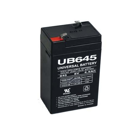 D5733 UPG UB645 Sealed Lead Acid Battery 6 Volts/4.5Ah - F1 Terminals