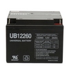 Show product details for D5747 UPG UB12260 Sealed Lead Acid Battery 12 Volts/26Ah - T3 Terminal