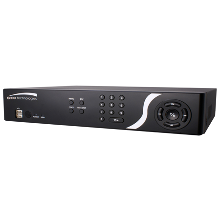 D8CS500 Speco Technologies 8 Channel Embedded DVR, 500GB HDD