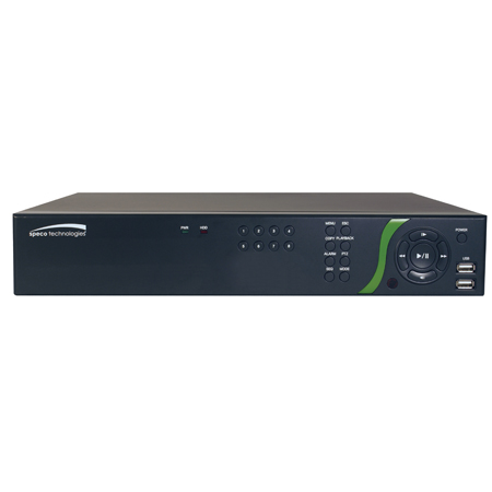 D8DS2TB Speco Technologies 8 Channel DS DVR, 480fps, 960H 2TB HDD
