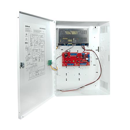 DKPS-6A Dormakaba Rutherford Controls DKPS 8 Output 6A 12/24VDC Power Supply in UL Listed Indoor 13 5/16" x 17 5/8" x 4 5/16" Metal Electrical Enclosure
