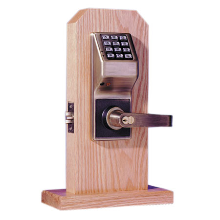 DL3000IC-3-M Alarm Lock Electronic Digital Lock - Medeco Interchangeable Core - Polished Brass Finish