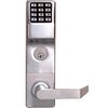 DL3500CRR-3 Alarm Lock Trilogy Electronic Digital Mortise Locks - Straight lever classroom function Right hand - Polished Brass Finish