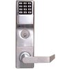 DL3500DBR-3 Alarm Lock Trilogy Electronic Digital Mortise Locks - Straight lever deadbolt function Right Hand - Polished Brass Finish
