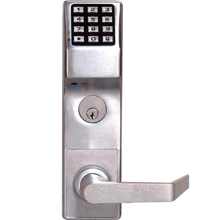 DL3575CRR-10B Alarm Lock Trilogy Electronic Digital Mortise Locks - Regal lever classroom function Right hand - Duronodic Finish