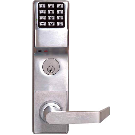 DL3575DBR-10B Alarm Lock Trilogy Electronic Digital Mortise Locks - Regal lever deadbolt function Right hand - Duronodic Finish