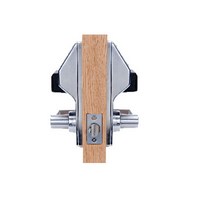 DL5200IC-3 Alarm Lock Electronic Double Sided Digital Lock - Interchangeable core - Polished Brass Finish