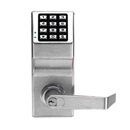DL6100IC-26D-S Alarm Lock Cylindrical Triology Networx PIN/Prox Wireless Access Control Lock with Digital Keypad Only - Satin Chrome Finish - Schlage
