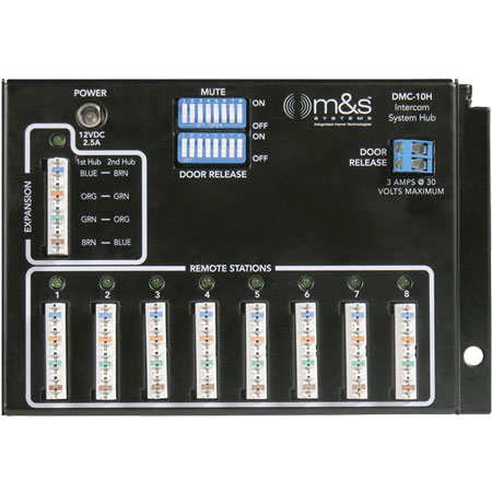 DMC-10H M&S Systems Structured Wire Intercom Hub-DISCONTINUED