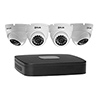 DN1142E43 Flir 4 Channel NVR Kit 120FPS @ 1080p 2TB w/ 4 Port PoE Switch and 4 x 3MP Eyeball IP Security Cameras