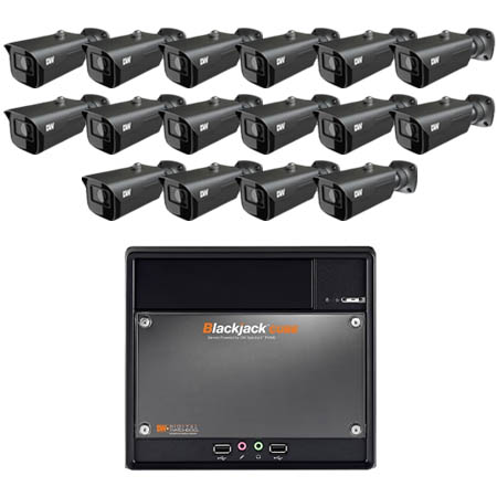 DW-CUBF3KIT916 Digital Watchdog 64 Channel Blackjack Cube NVR - 9TB w/ 16 x 4MP Outdoor Bullet IP Security Cameras