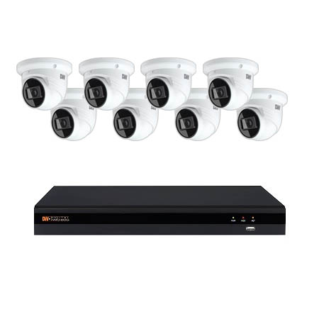 DW-VP12T9KIT28 Digital Watchdog 12 Channel NVR - 2TB w/ 8 x 5MP Outdoor Turret IP Security Cameras
