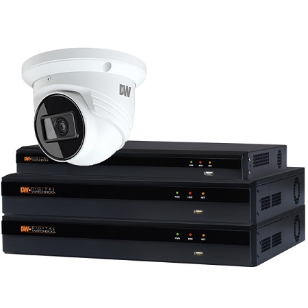 DW-VP92T4VTF Digital Watchdog 9 Channel NVR - 2TB w/ 4 x 4MP Outdoor Turret IP Security Cameras