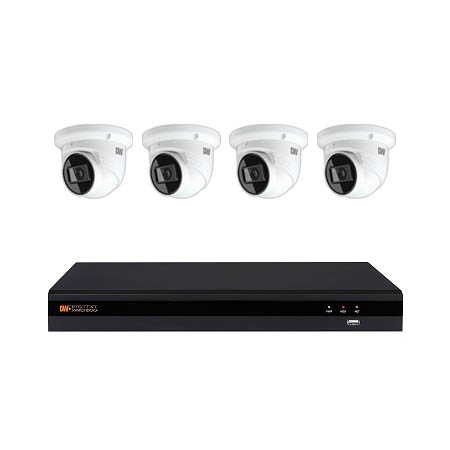 DW-VP9T9KIT24 Digital Watchdog 9 Channel NVR - 2TB w/ 4 x 5MP Outdoor Turret IP Security Cameras