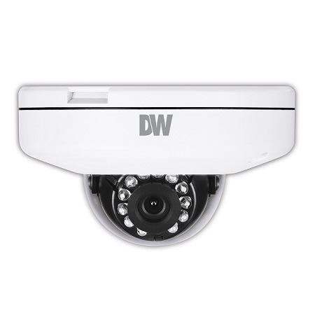 DWC-MF5Wi4TWDMP Digital Watchdog 4mm 10FPS @ 4MP Outdoor IR Day/Night WDR Dome IP Security Camera 12VDC/POE
